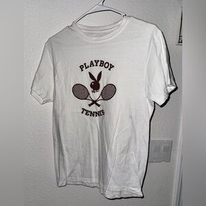 Playboy Tennis Graphic T-Shirt